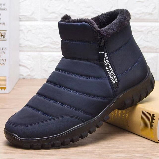 Winter Ankle Boots Mens Waterproof and non-slip